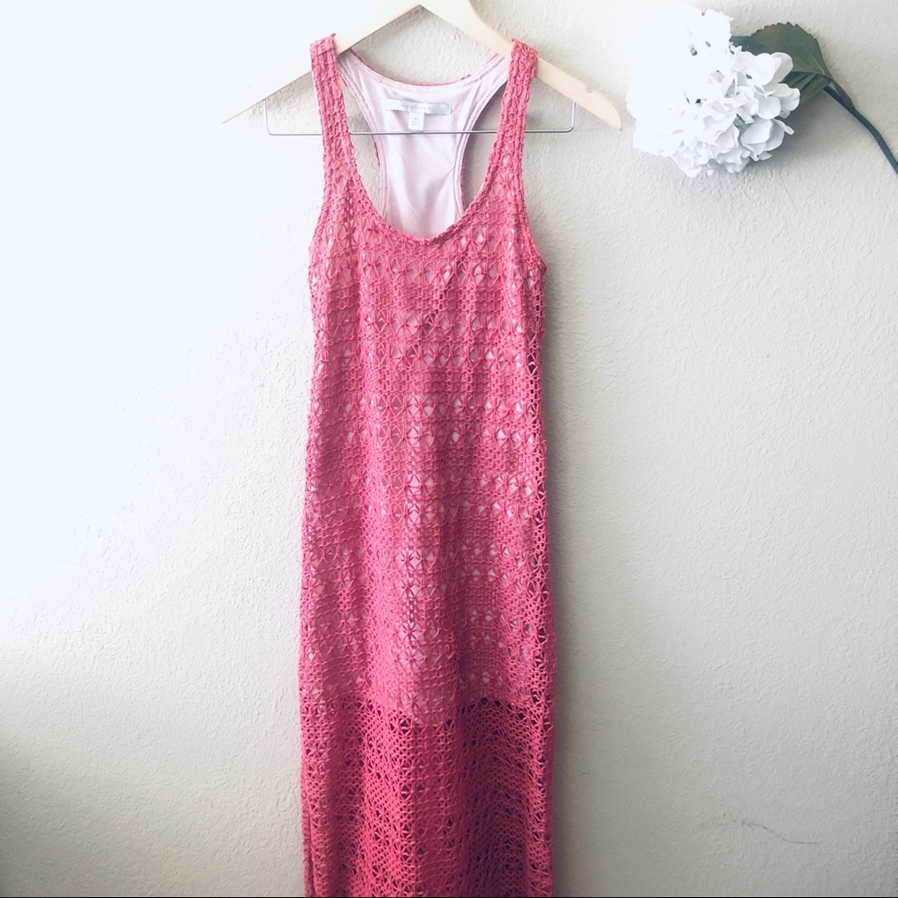 Lauren Conrad Crochet  Maxi Dress